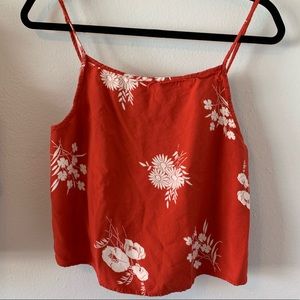 Floral tank top